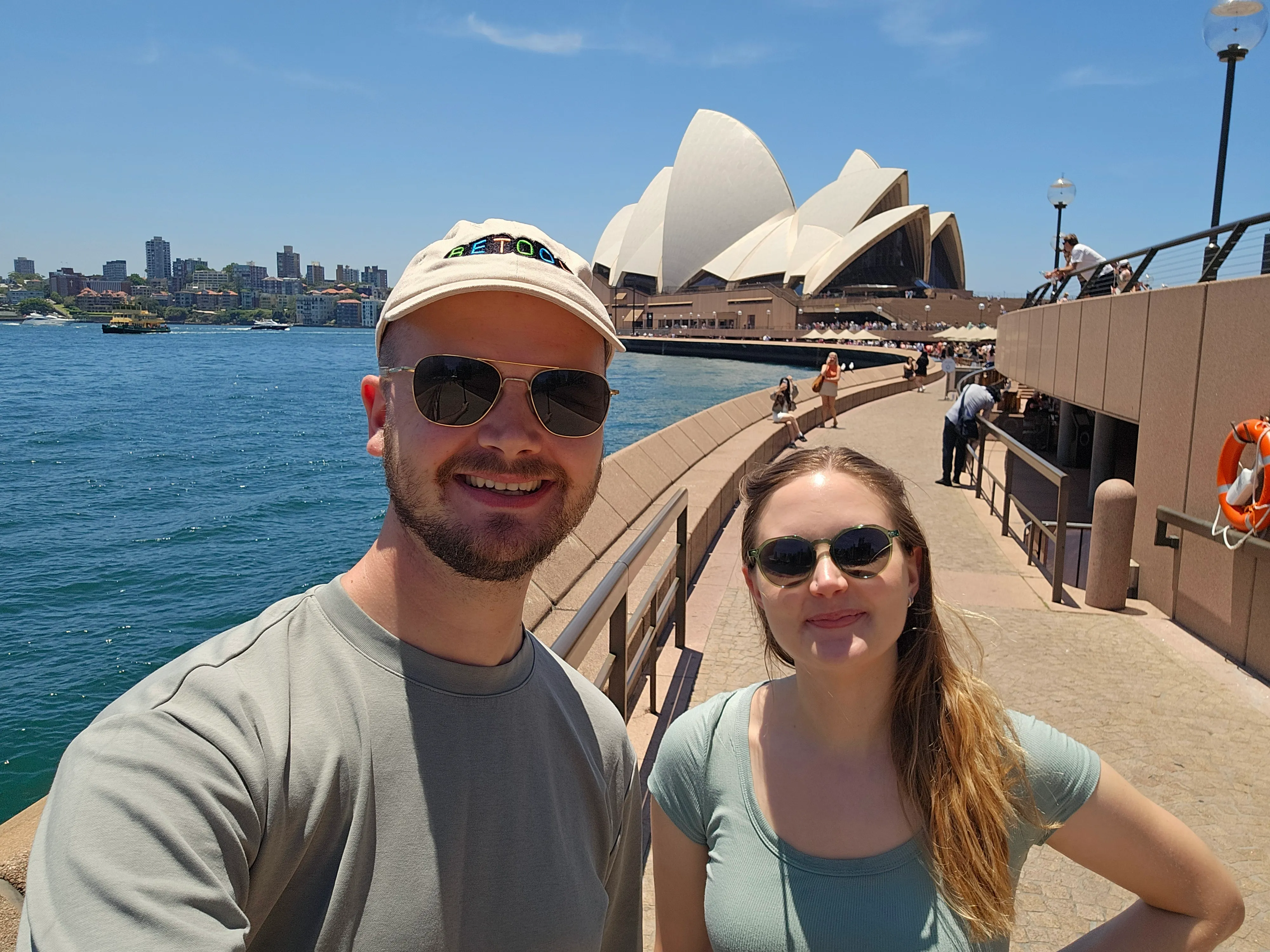 Me and Martha in front of the Opera House.